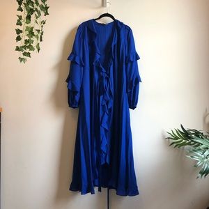 pretty tory burch wrap dress with ruffle